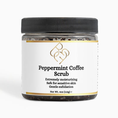 Peppermint Coffee Scrub 4oz.