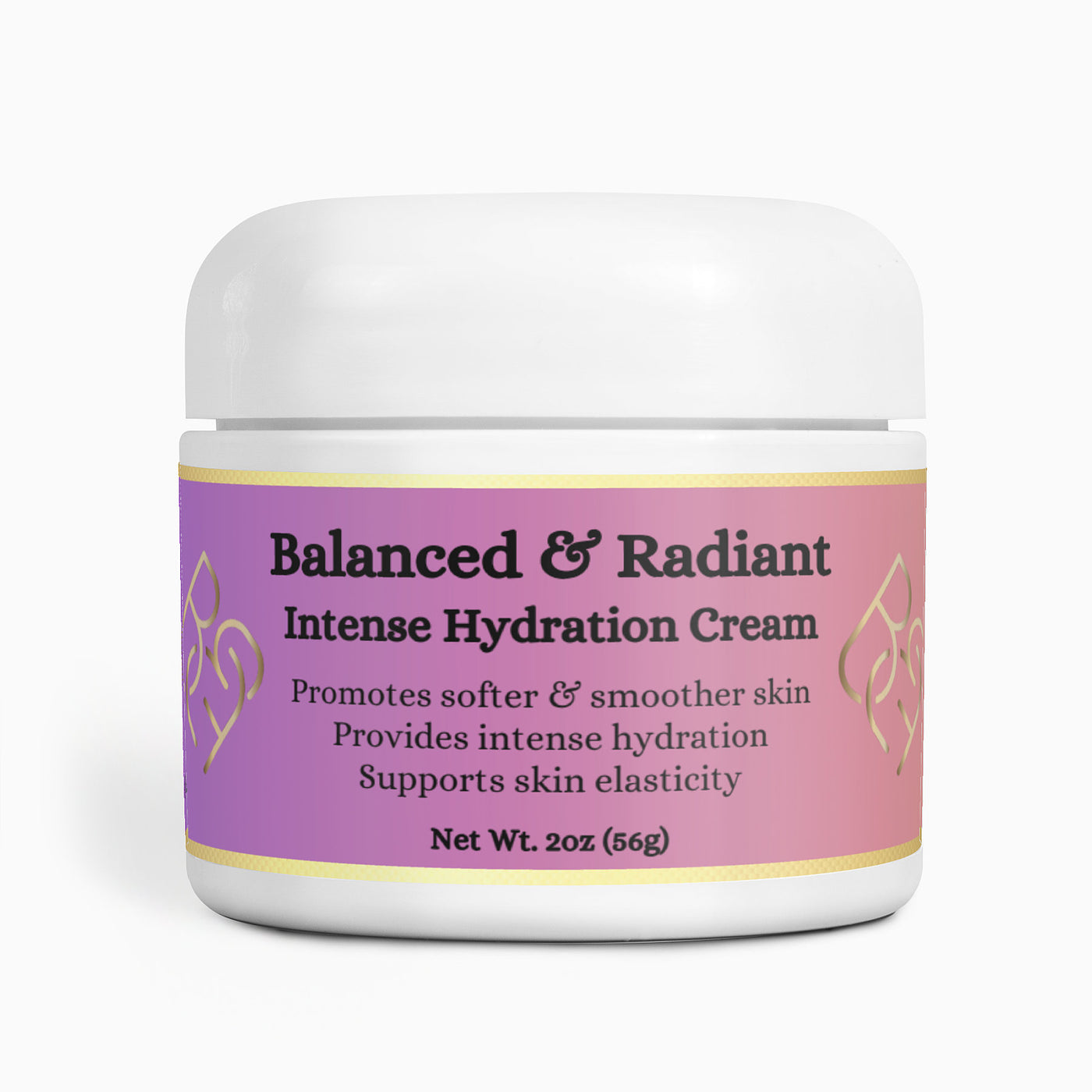 Balanced & Radiant Intense Hydration Cream 2oz. (Fragrance-Free/Naturally Scented)