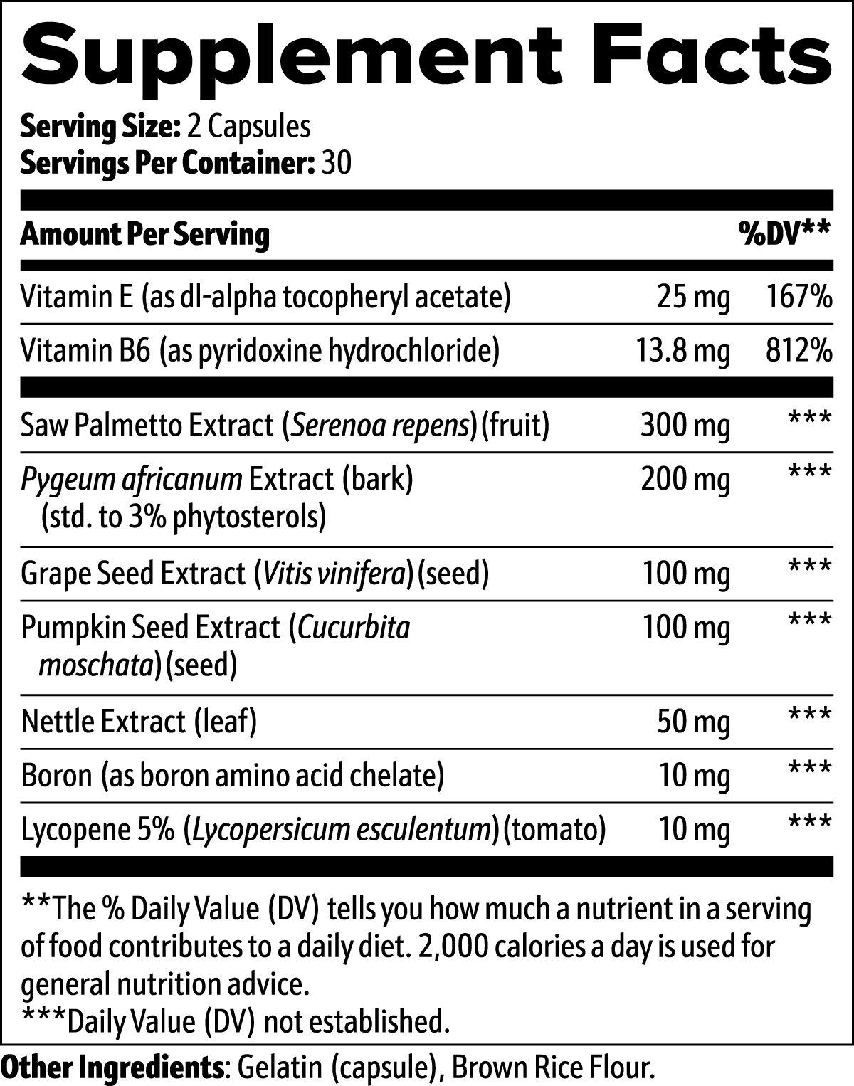 Prostate & Urinary Tract Support