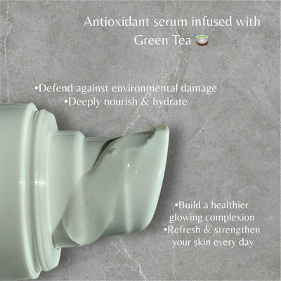 Balanced & Radiant Antioxidant Serum Infused with Green Tea 1oz.