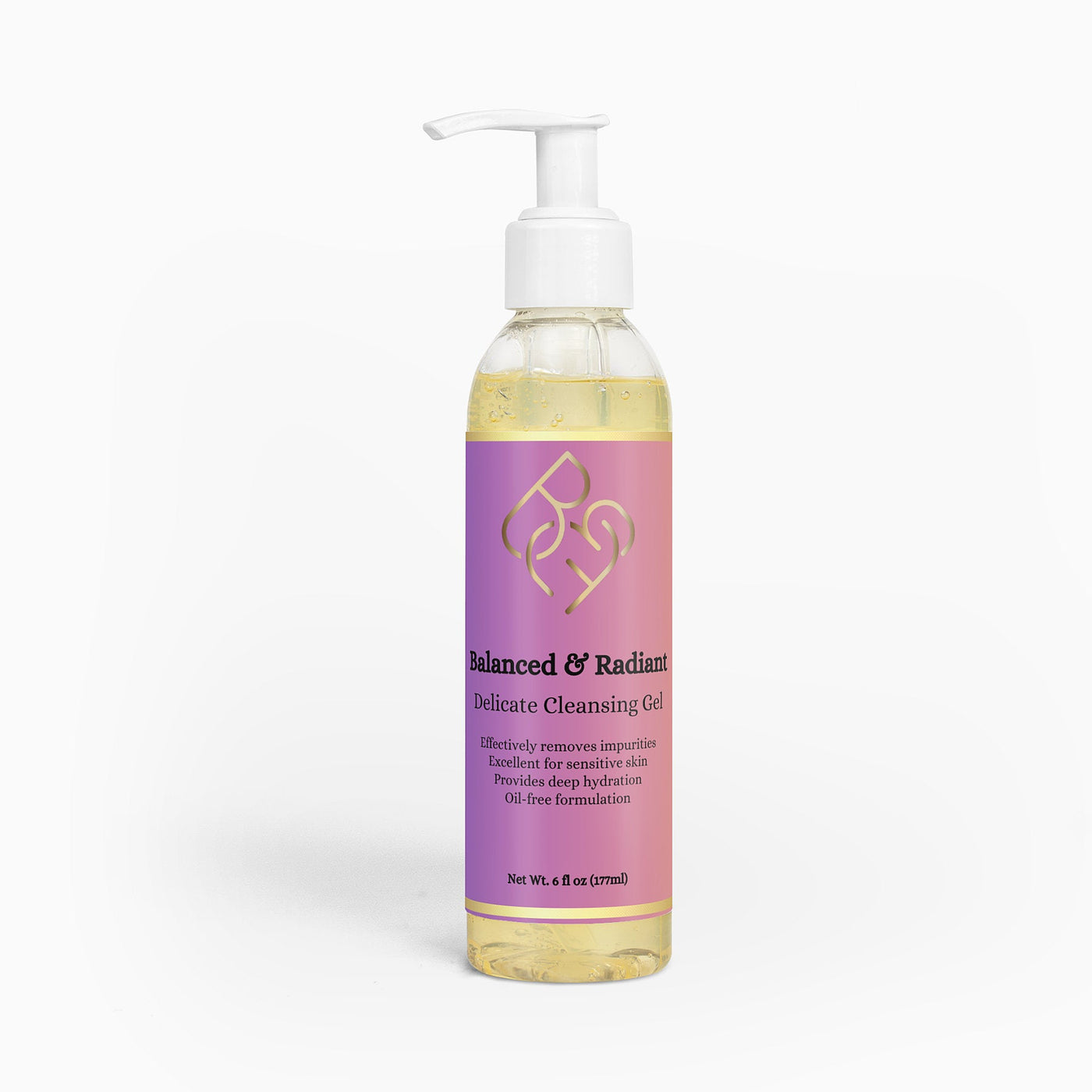 Balanced & Radiant Delicate Cleansing Gel 6oz. - Body Beauty Fit By Amber