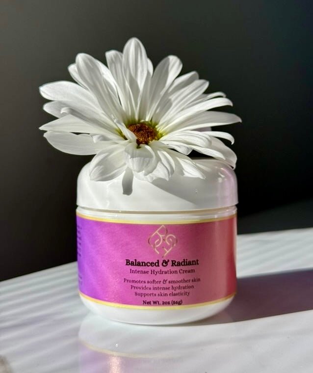 Balanced & Radiant Intense Hydration Cream 2oz. (Fragrance - Free/Naturally Scented) - Body Beauty Fit By Amber