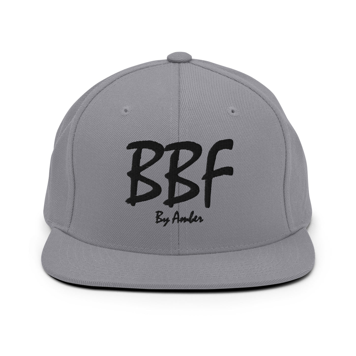 BBF Bold Black Embroidery Snapback Hat - Body Beauty Fit By Amber