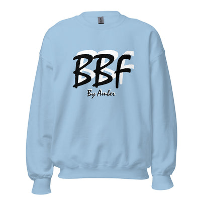 BBF Bold Black with White Shadow - Unisex Sweatshirt - Body Beauty Fit By Amber