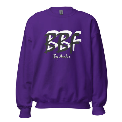 BBF Bold Black with White Shadow - Unisex Sweatshirt - Body Beauty Fit By Amber