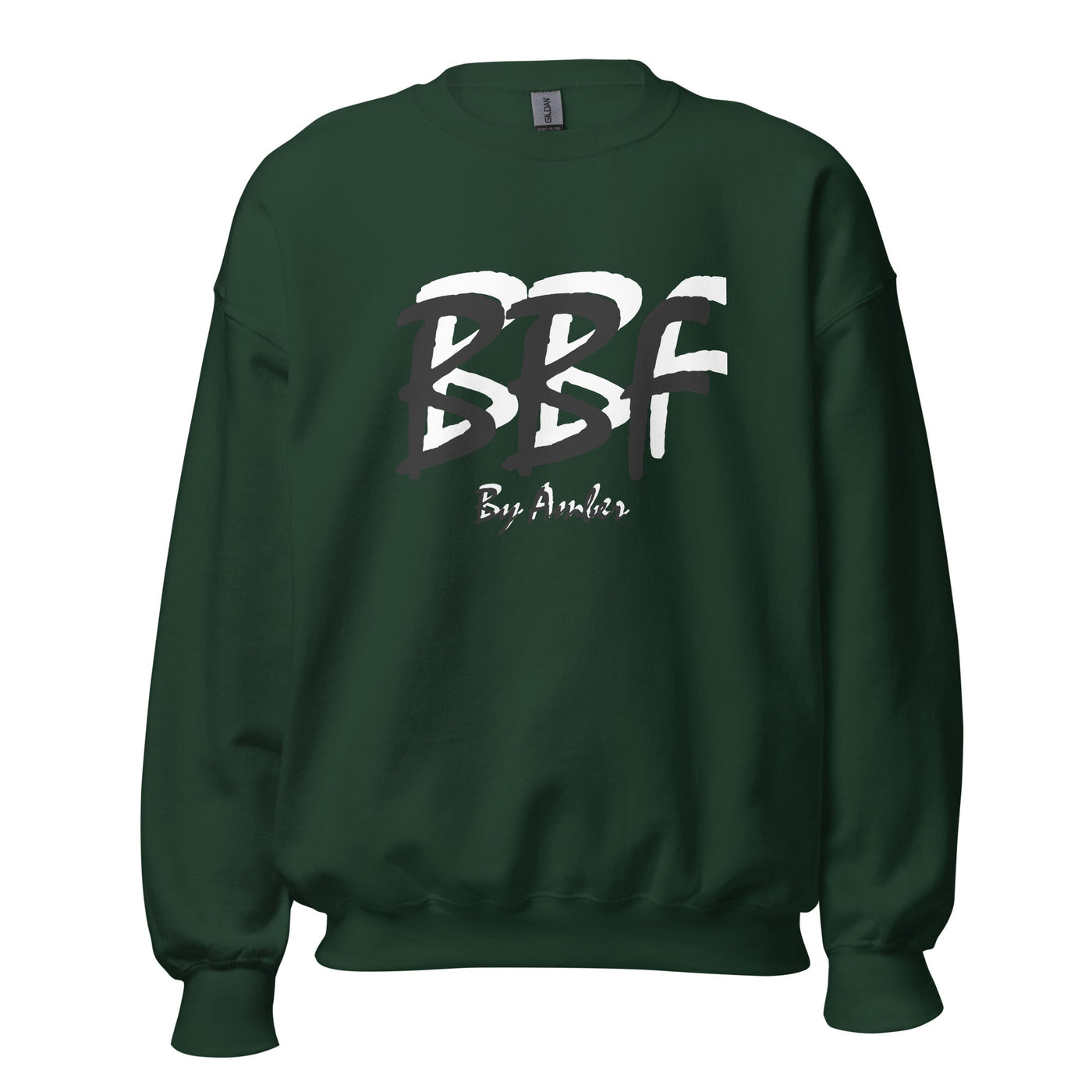 BBF Bold Black with White Shadow - Unisex Sweatshirt - Body Beauty Fit By Amber