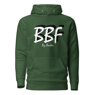 BBF Bold White Lettering - Unisex Hoodie - Body Beauty Fit By Amber