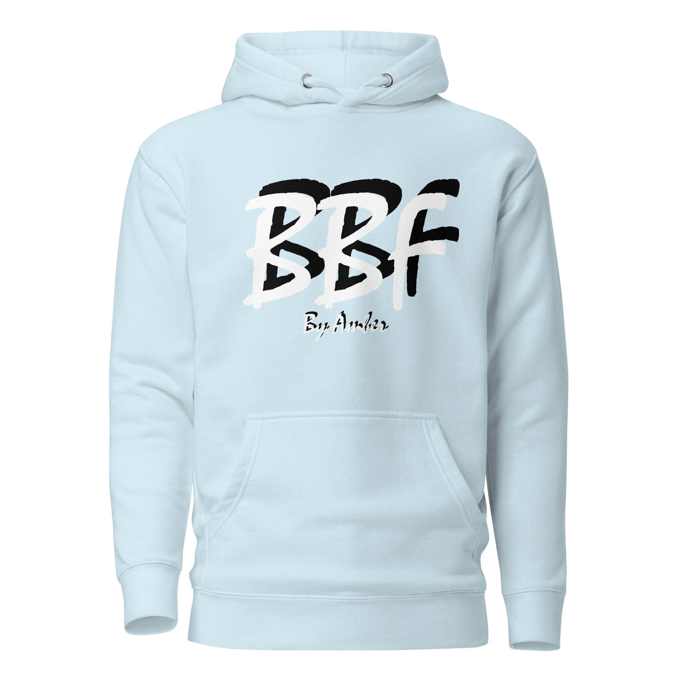 BBF Bold White Lettering - Unisex Hoodie - Body Beauty Fit By Amber