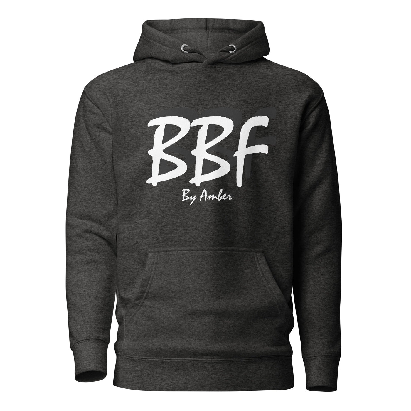 BBF Bold White Lettering - Unisex Hoodie - Body Beauty Fit By Amber