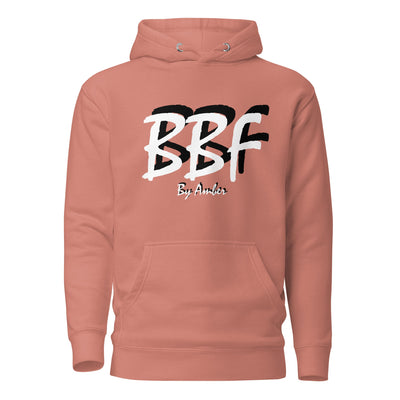 BBF Bold White Lettering - Unisex Hoodie - Body Beauty Fit By Amber