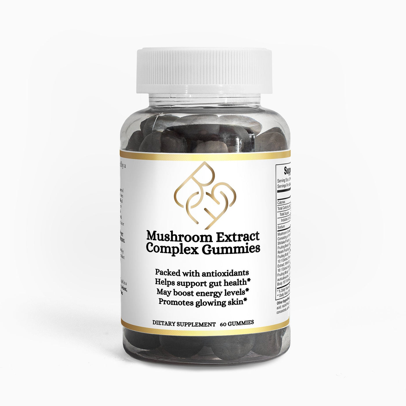 Mushroom Extract Complex Gummies (Raspberry) - Body Beauty Fit By Amber
